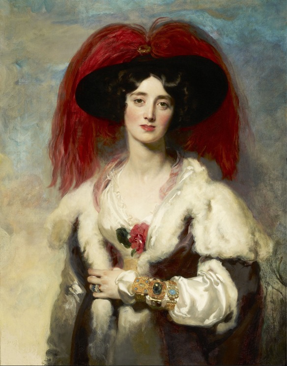 Julia, Lady Peel painted by Lawrence in 1827