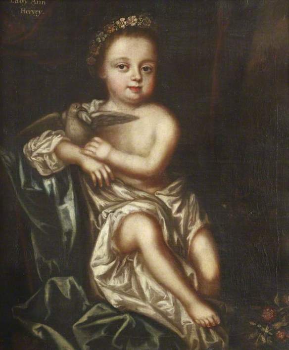 Lady Ann Hervey as a child