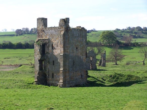 The ruins of Ravensworth Castle